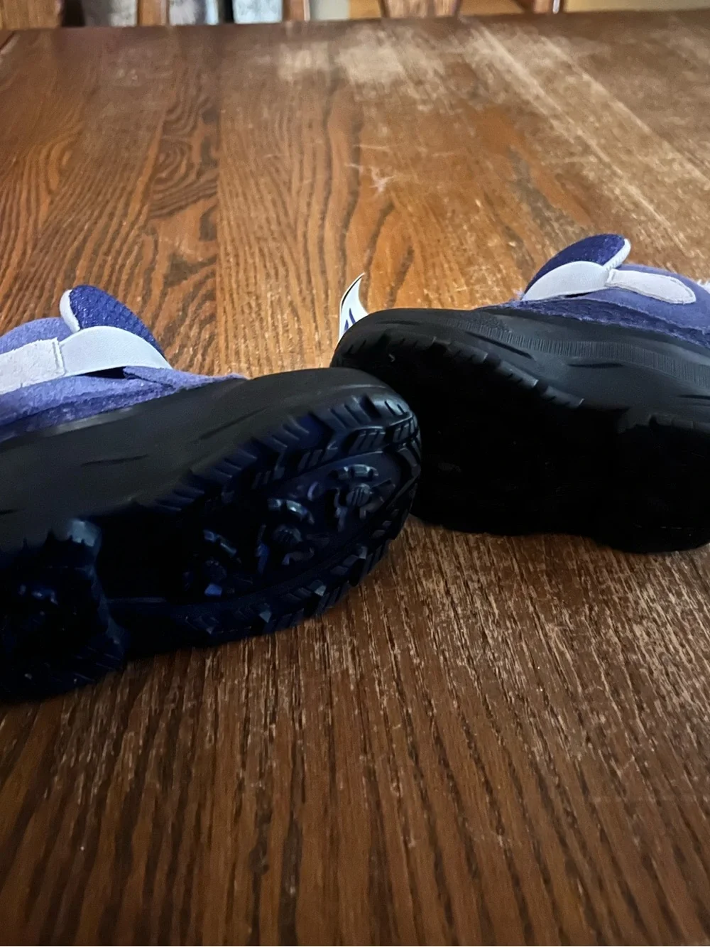 The North Face Kids Purple and White Winter Snow Boots